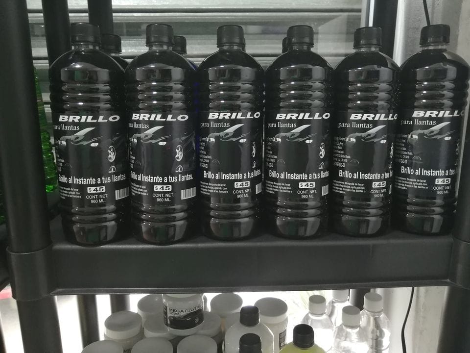 Brillo Para Llantas Base Agua
