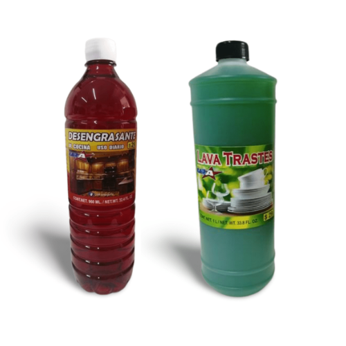 Kit Cocina - Lavatrastes y Desengrasante - CONCENTRADO