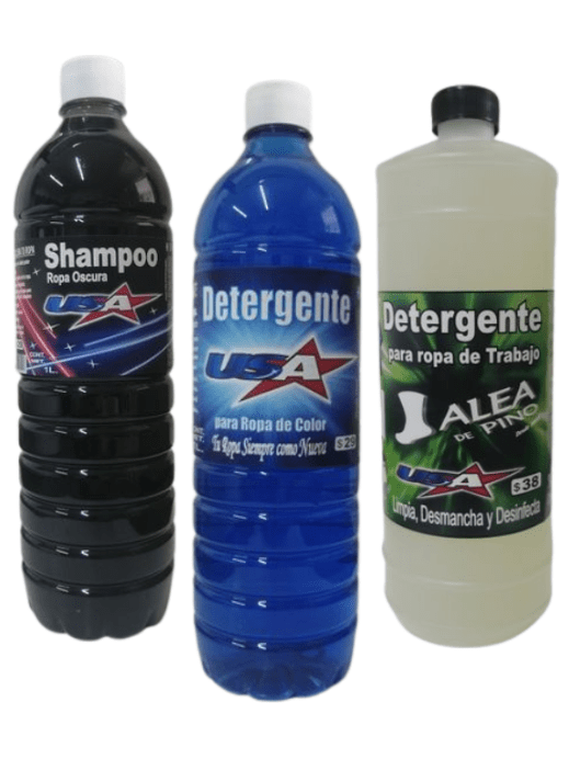 Kit Lavandería - Detergente Ropa Color y Oscura + Jalea de Pino - CONCENTRADOS